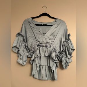 Boutique Blue Blouse